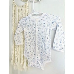 3-6m Baby Boy Hedgehog Bodysuit Long Sleeve